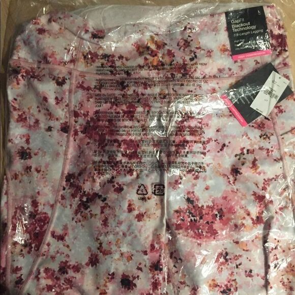 Gap Pink Floral Leggings- tall - Picture 6 of 6